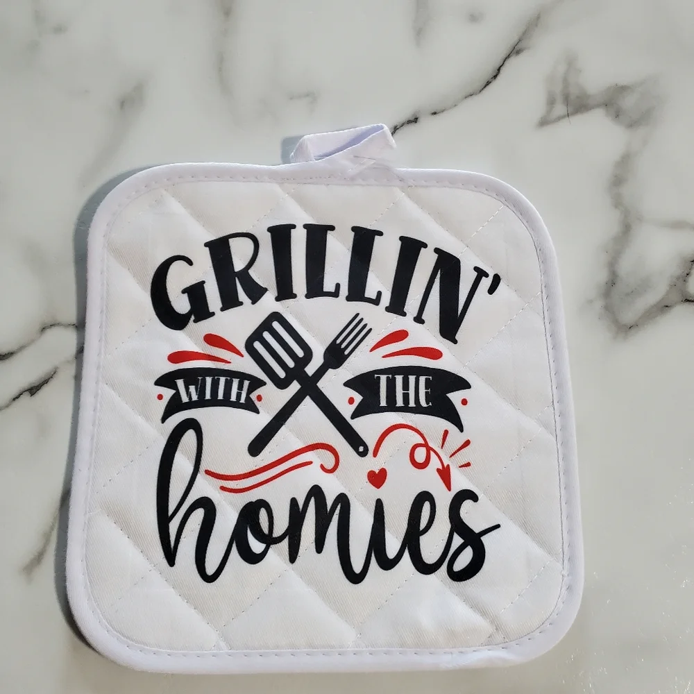 GRILLIN' WITH THE homies Hot Pad Pot Holder